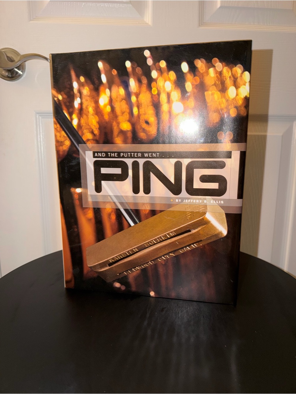 PING Gold and Black Golf Putter Box Artwork
